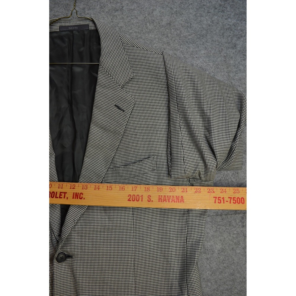 Ermenegildo Zegna Blazer Mens 44 Houndstooth Wool 15milmil15‎ Italy Sport Coat - Picture 13 of 16